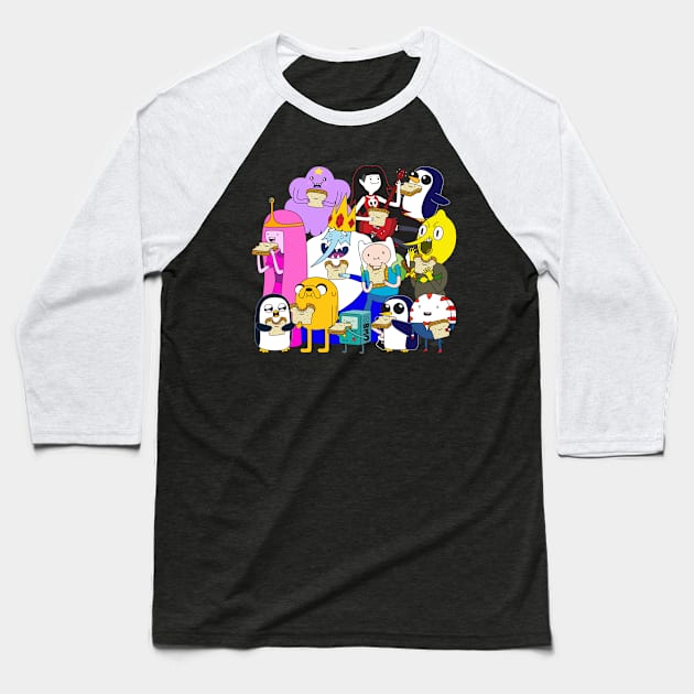 Adventure Time Baseball T-Shirt by Plushism